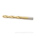 Drill Bit St HSS Straight Shank Tin-Coated